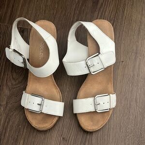 White Women's Sandals by Aerosoles